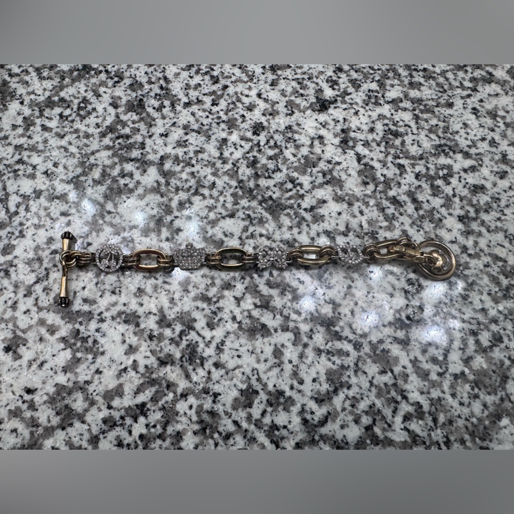 Gold and Silver Charm Bracelet